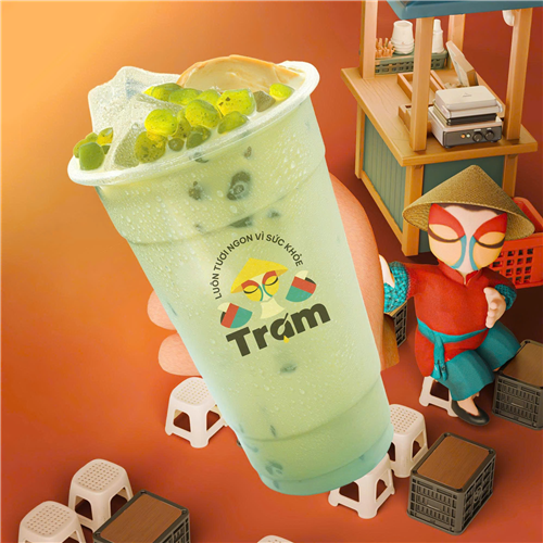 Trà sữa tươi - Olong matcha